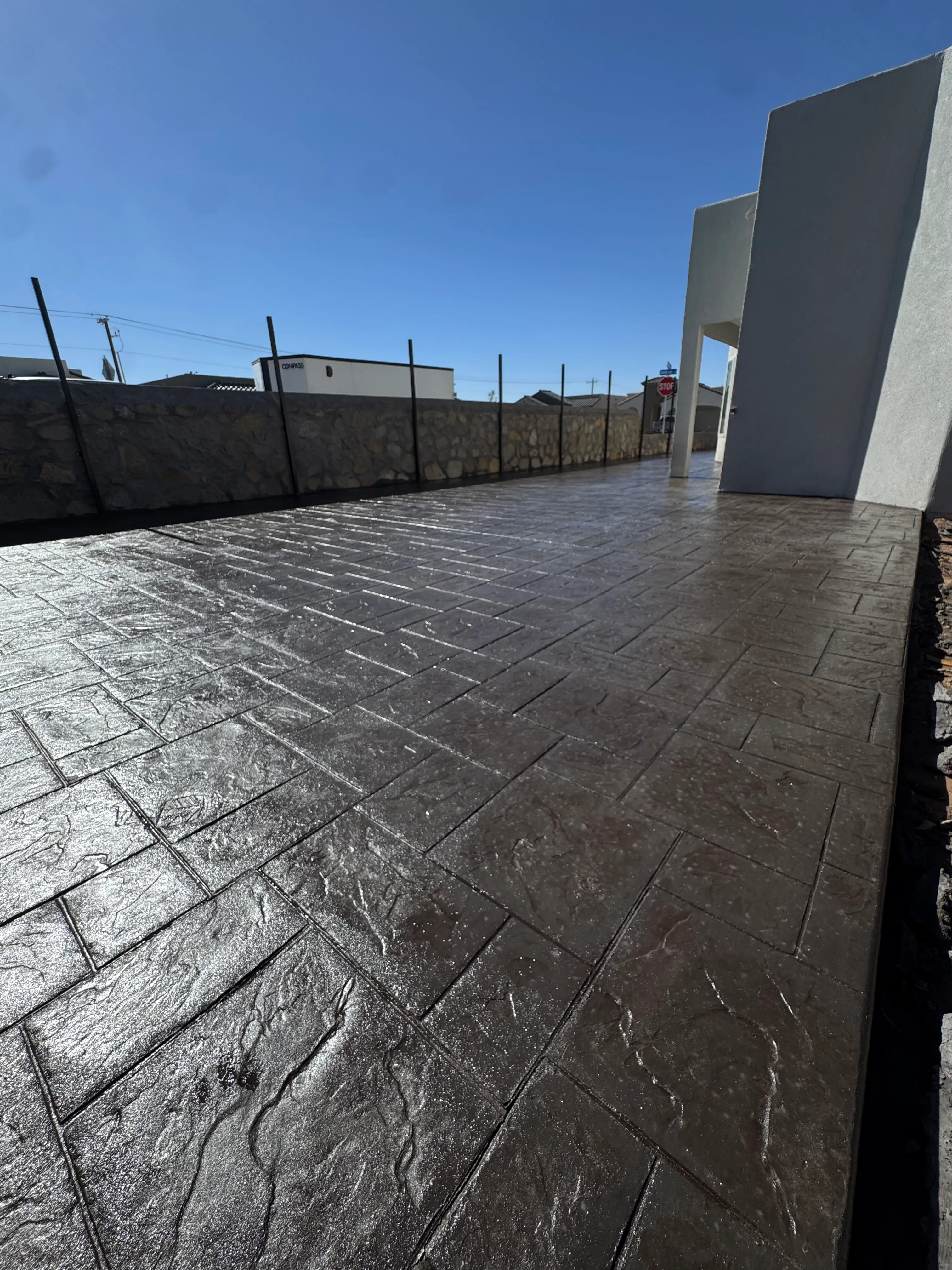 Decorative Concrete Patio